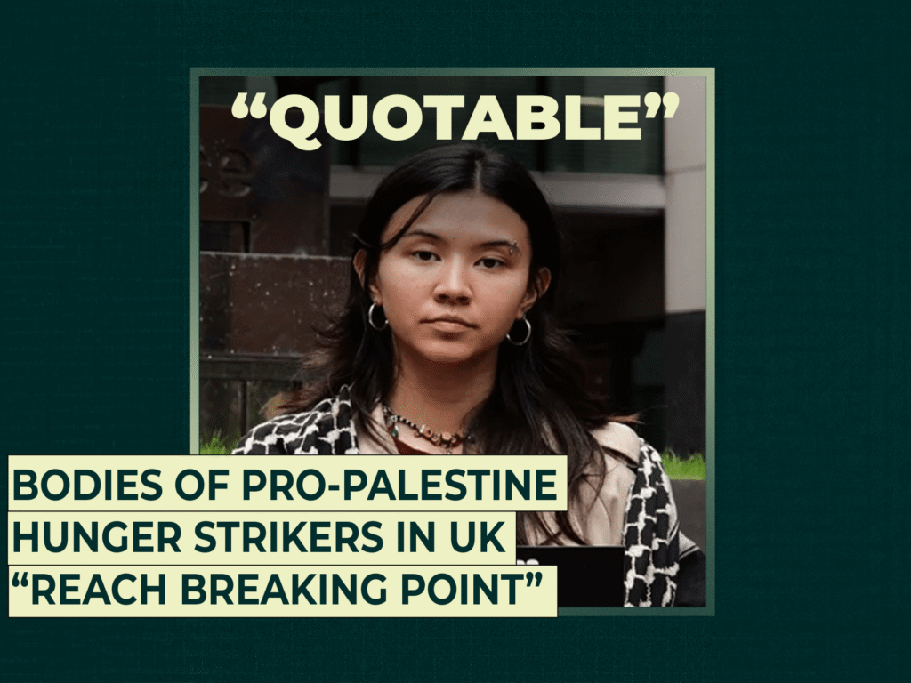 Bodies of pro-Palestine hunger strikers in UK “reach breaking point” | Gaza