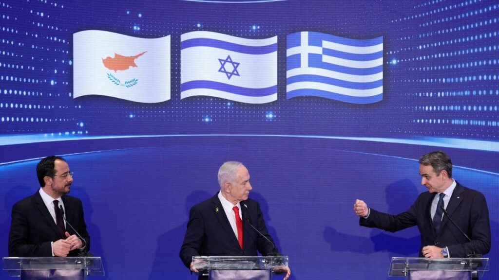 Israel, Greece, Greek Cypriots pledge to deepen military, security ties
