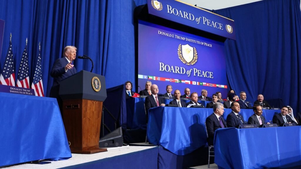 Gaza relief funds, troops pledged at inaugural Board of Peace meeting