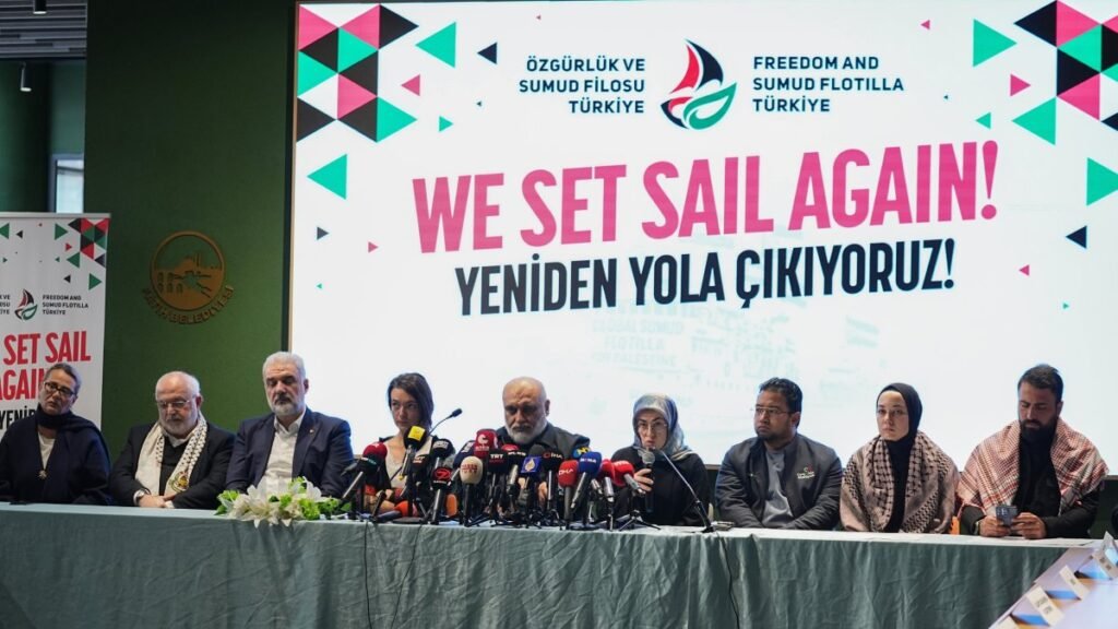 Global flotilla for Gaza aims to set sail again soon with Turks aboard