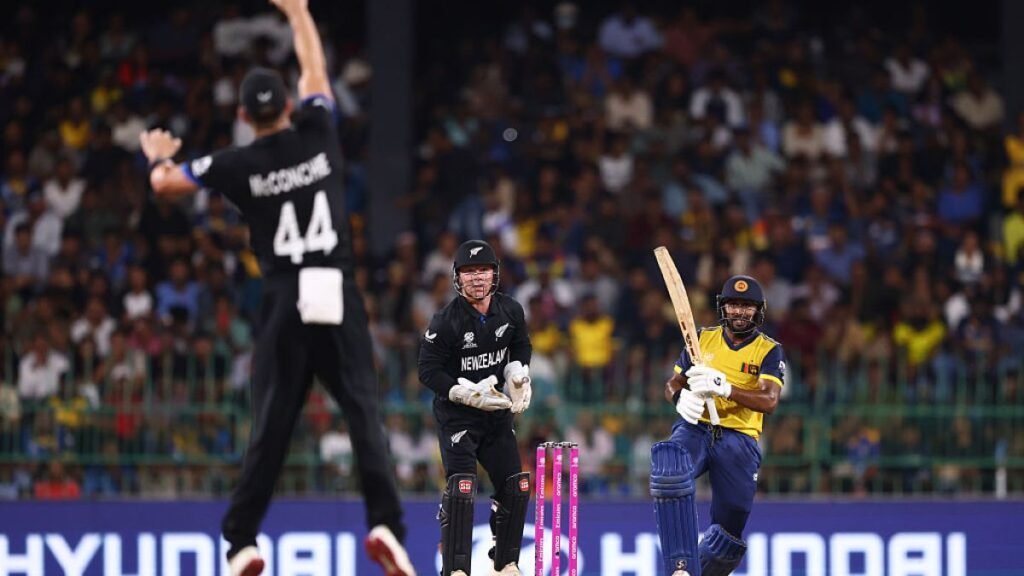 New Zealand fight back to eliminate cohosts Sri Lanka from T20 World Cup | ICC Men's T20 World Cup News