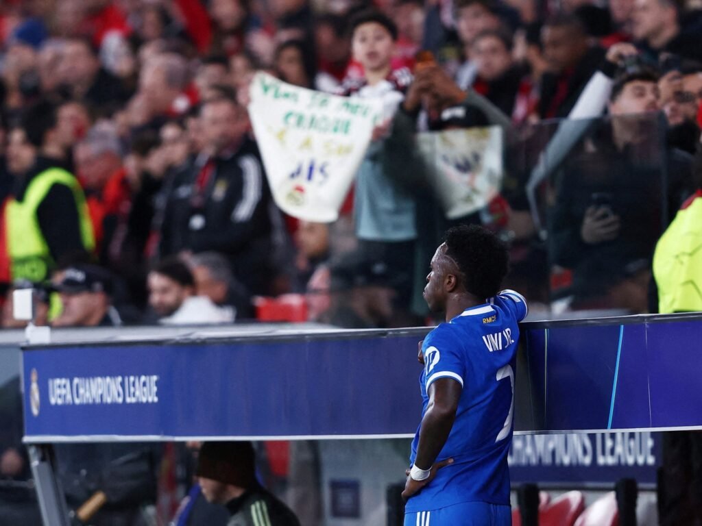 Real Madrid send ‘all available’ Vinicius evidence to UEFA in racism row | Football News Real Madrid send ‘all available’ Vinicius evidence to UEFA in racism row | Football News