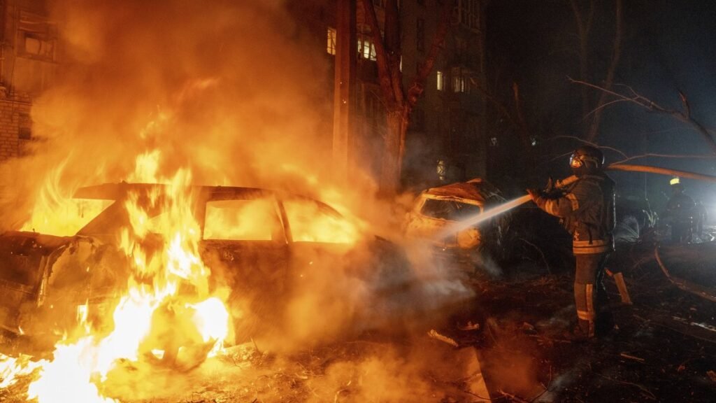 Russia lobs missile barrage at Ukraine with talks' future unclear