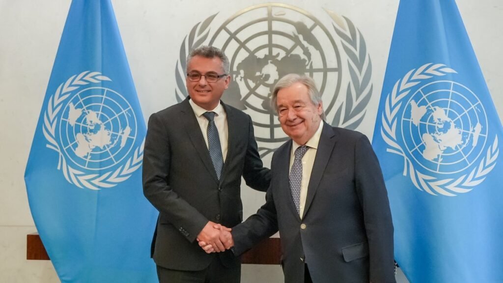TRNC leader meets Guterres, calls promise of closer contact significant