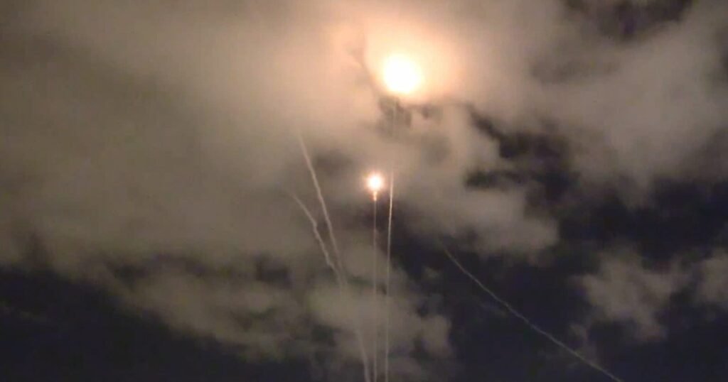 Iranian missiles over Tel Aviv prompt sirens, interceptor launches | Israel-Iran conflict