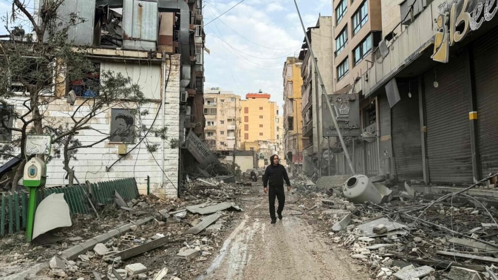 Israeli strikes pound central Beirut again, killing at least 8