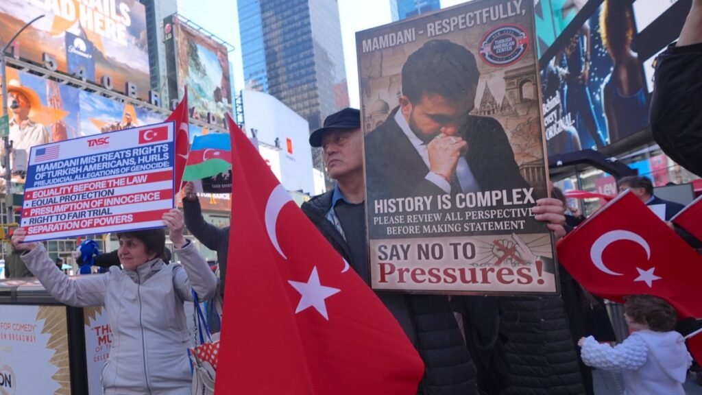 Turkish-American community protests Mamdani's remarks over 1915 events