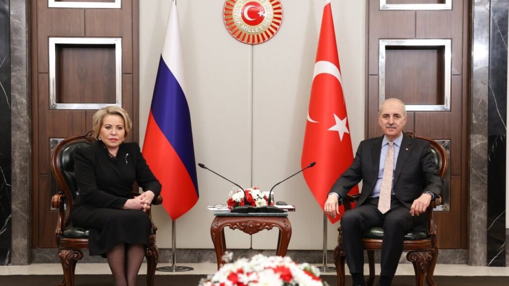 Turkish Parliament speaker holds talks with counterparts in Istanbul